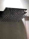 Ver imagem 2 de Lustre Plafon de Cristal K9 Legítimo 50x50 por 12cm Altura:110v/220v/cinza