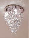 Ver imagem 3 de Lustre Plafon Pendente Todo D Cristal Legítimo Esferas 40mm:110v/220v/branco