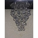 Ver imagem 1 de Lustre Plafon Pendente Todo D Cristal Legítimo Esferas 40mm:110v/220v/branco