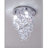 Lustre Plafon Pendente Todo D Cristal Legítimo Esferas 40Mm:110V/220V/Branco - 2