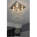 Ver imagem 2 de Lustre Pendente Mesa de Jantar ou Sala de Estar 40x40 1m Alt:110v/220v/cinza