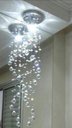 Ver imagem 3 de Lustre em Cristal Ideal para Lavabos e Lateral de Cama:110v/220v/prateado/1m