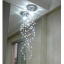 Ver imagem 1 de Lustre em Cristal Ideal para Lavabos e Lateral de Cama:110v/220v/prateado/1,10