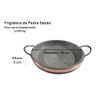 Jogo de Panelas Pedra Sabão 05 Peças - 1 Pressão 4 Litros, 2 Caçarola 3 Litros, Frigideira 20 Cm e a - 5