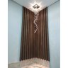 Pendente Cristal para Lavabo , Lateral de Cama Lâmpada Inclusa:Base Inox Espelhada/90Cm/110V/220V - 1