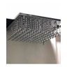 Lustre Plafon de Cristal para Sala:110V/220V/Base Prateada - 1