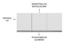 Ver imagem 2 de Armário Aéreo Multiuso P/ Cozinha Andreia 120cm C/03 Portas