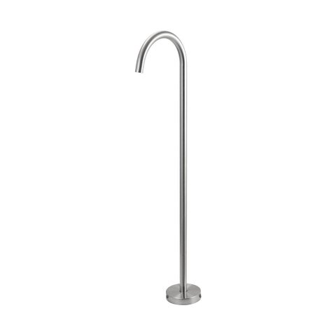 Misturador de Piso para Banheiro Inox Timonha Pingoo.casa - Prata Escovado