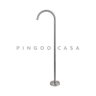 Misturador de Piso para Banheiro Inox Timonha Pingoo.casa - Prata Escovado - 2