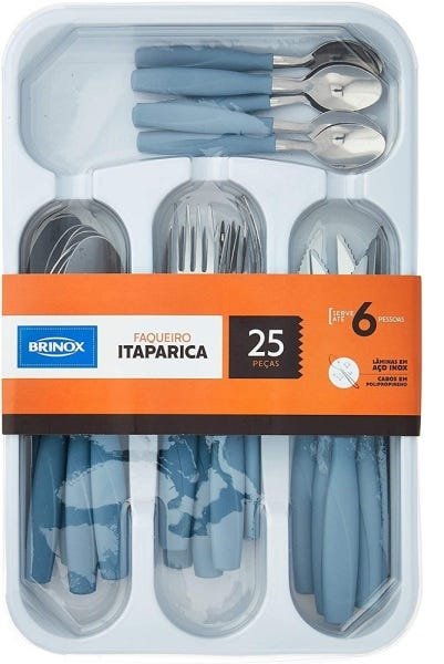 Faqueiro Itaparica com Gaveteiro 25pcs 6000/25 - 2