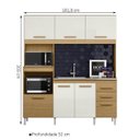 Ver imagem 3 de Cozinha Camila 07 Portas e 02 Gavetas Aramóveis