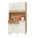 Ver imagem 1 de Cozinha Compacta 6 Portas Cleo Aramóveis