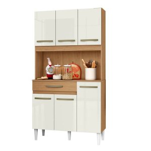 Cozinha Compacta 6 Portas Cleo Aramóveis