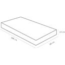 Ver imagem 4 de Colchão de Espuma Solteiro Light D28 88x188x14cm - 1041602650 - Ortobom