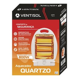 Aquecedor Domestico Quartzo Aq 800w Premium Ventisol 127v Cor Branco - 6