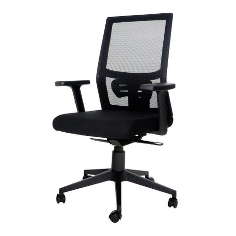 Cadeira de Escritório Diretor Executiva Flex Mesh Waw Design Base Giratória Braço e Altura Ajust