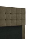 Ver imagem 3 de Cabeceira Julia 1,95 King Size Suede Marrom Chocolate Amassado - Star Confort