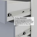 Ver imagem 7 de Guarda Roupa Modulado 90cm 2 Portas e 4 Gavetas Alpes Luciane Móveis