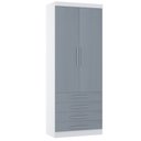Ver imagem 1 de Guarda Roupa Modulado 90cm 2 Portas e 4 Gavetas Alpes Luciane Móveis