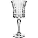 Ver imagem 1 de Jogo 6 Peças Taça de Cristal 260ml Transparente 21x9x9cm Vinho Água Espumante