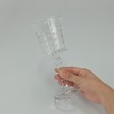 Ver imagem 5 de Jogo 6 Peças Taça de Cristal 260ml Transparente 21x9x9cm Vinho Água Espumante