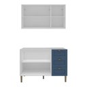 Ver imagem 5 de Armário de Cozinha Americana Modulada 120cm com Balcão para Pia Multimóveis CR20492
