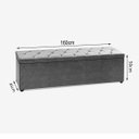 Ver imagem 3 de Recamier Bau Estof. 6743 Julia 150cm