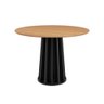 Mesa de Jantar Redonda 4 Lugares 105x105cm 100% Mdf Tm71 Dalla Costa - 2