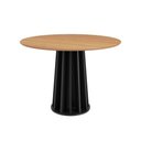 Ver imagem 2 de Mesa de Jantar Redonda 4 Lugares 105x105cm 100% Mdf Tm71 Dalla Costa