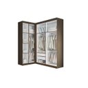 Ver imagem 3 de Guarda-Roupa Casal de Canto 6 Portas Star Espresso Móveis