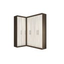 Ver imagem 2 de Guarda-Roupa Casal de Canto 6 Portas Star Espresso Móveis