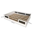 Ver imagem 3 de Cama Montessoriana Casal Infantil Lua Branco/Preto