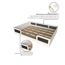 Ver imagem 6 de Cama Montessoriana Casal Infantil Lua Branco/Preto