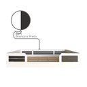 Ver imagem 7 de Cama Montessoriana Casal Infantil Lua Branco/Preto