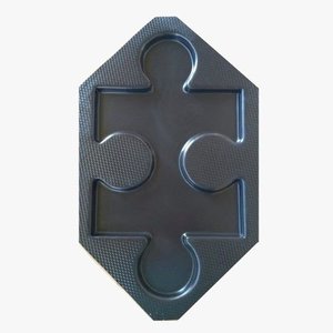 Forma De Gesso 3D Em Abd 2,0 Mm Quebra Cabeça