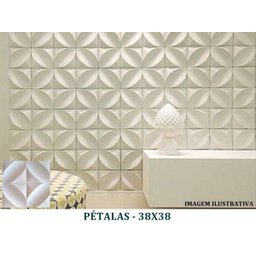 Forma de Gesso 3d em Abs 2,0 Mm Pétalas Ii - 2 Forma de Gesso 3d em Abs 2,0 Mm Pétalas Ii - 2