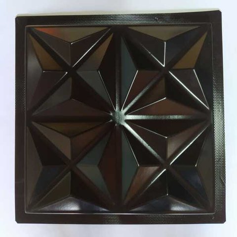 Molde De Abs 2Mm Para Gesso 3D/Cimentícia Mini Estrela 38X38