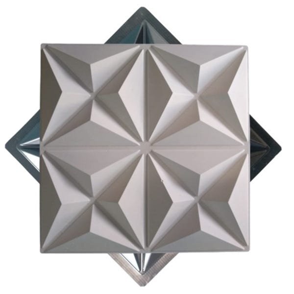 Molde De Abs 2Mm Para Gesso 3D/Cimentícia Mini Estrela 38X38 - 2