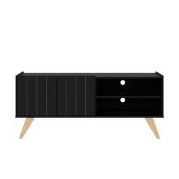 Rack para Tv até 50 Polegadas Space Preto Fosco Colibri Moveis - 10