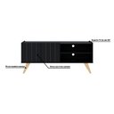 Ver imagem 6 de Rack para TV Space até 50 Polegadas Preto Fosco Colibri Decor