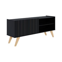 Rack para Tv até 50 Polegadas Space Preto Fosco Colibri Moveis - 2
