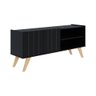 Rack para Tv até 50 Polegadas Space Preto Fosco Colibri Moveis - 2