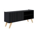 Ver imagem 2 de Rack para Tv até 50 Polegadas Space Preto Fosco Colibri Moveis