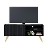 Rack para Tv até 50 Polegadas Space Preto Fosco Colibri Moveis - 3