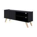 Ver imagem 4 de Rack para Tv até 50 Polegadas Space Preto Fosco Colibri Moveis