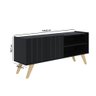Rack para Tv até 50 Polegadas Space Preto Fosco Colibri Moveis - 6