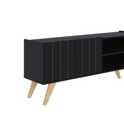 Rack para Tv até 50 Polegadas Space Preto Fosco Colibri Moveis - 8