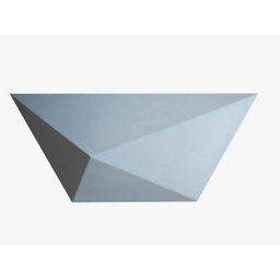 Forma Gesso 3D Branca Abs 2,0Mm Trapezio - 2