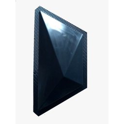 Forma Gesso 3D Branca Abs 2,0Mm Trapezio - 1