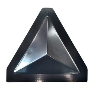 Forma De Gesso 3D Abs De 2,0Mm Pirâmide Triangular